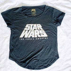 Fifth Sun Star Wars S Logo Grey Short Sleeve Tee
